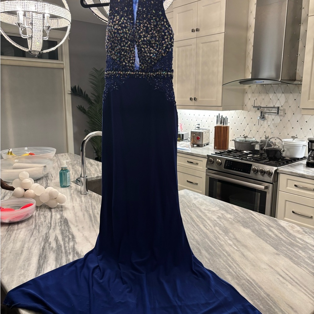 Ally’s collection Royal blue dancing with the stars, sparkling bodice, formal